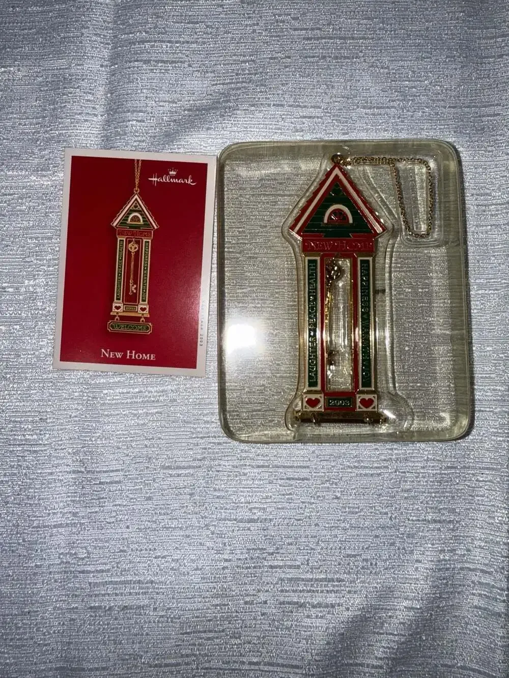 Hallmark Keepsake Ornament 2003 New Home Enamel and Metal Christmas Ornament